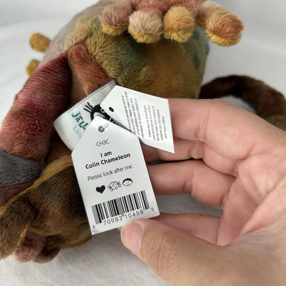 NWT Retired Jellycat Colin Chameleon - photo 4
