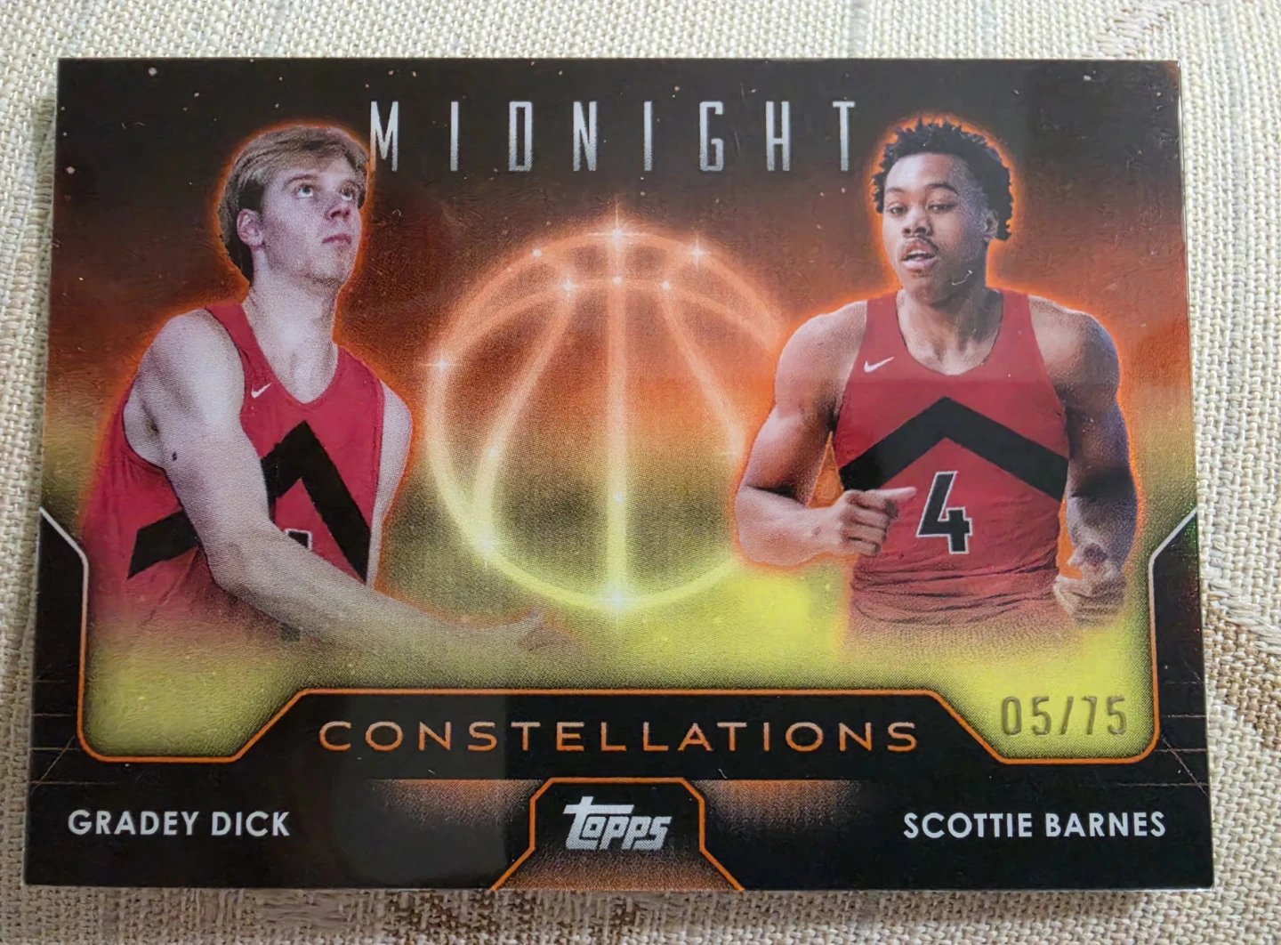 Topps Constellations Gradey Dick & Scottie Barnes 05/75