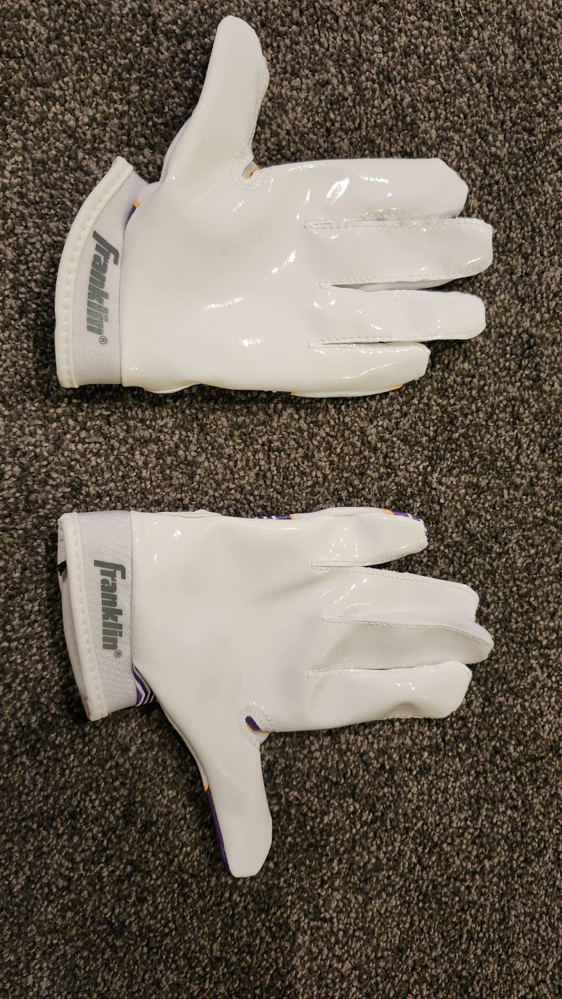 Franklin Youth Minnesota Vikings Football Gloves - photo 3
