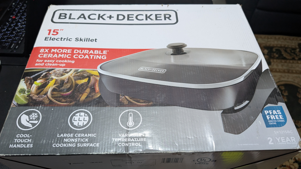 Black+Decker 15" Electric Skillet