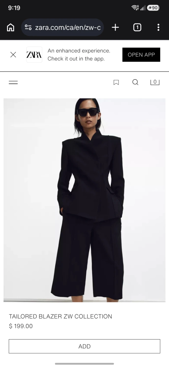Zara Tailored Blazer ZW Collection - photo 4