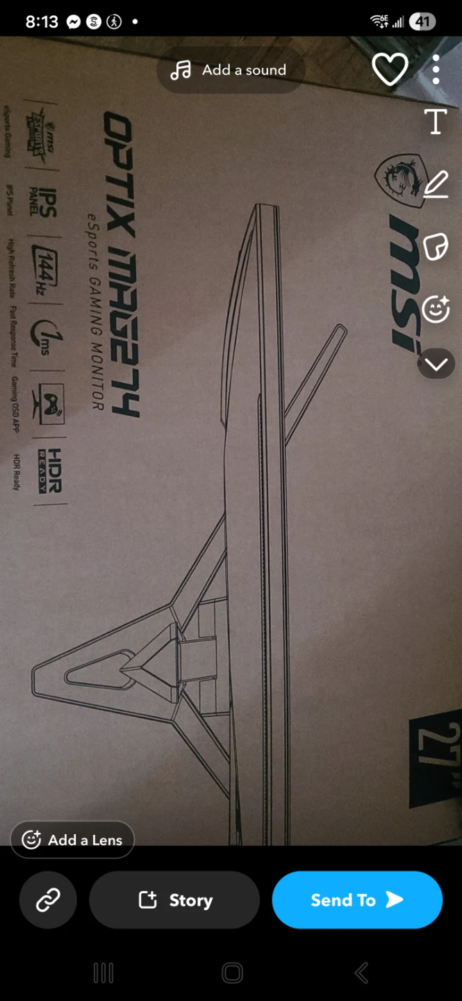 MSI Optix MAG274 27" 144Hz Gaming Monitor - photo 5