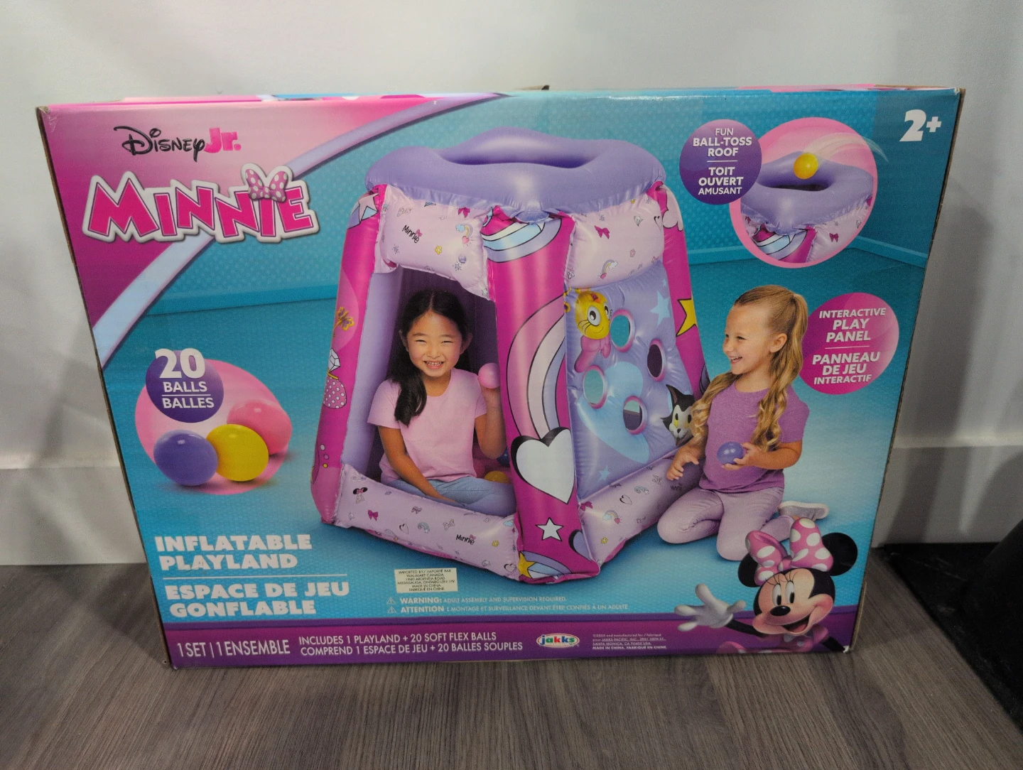 Disney Jr Minnie Mouse Inflatable Ball Pit Playland