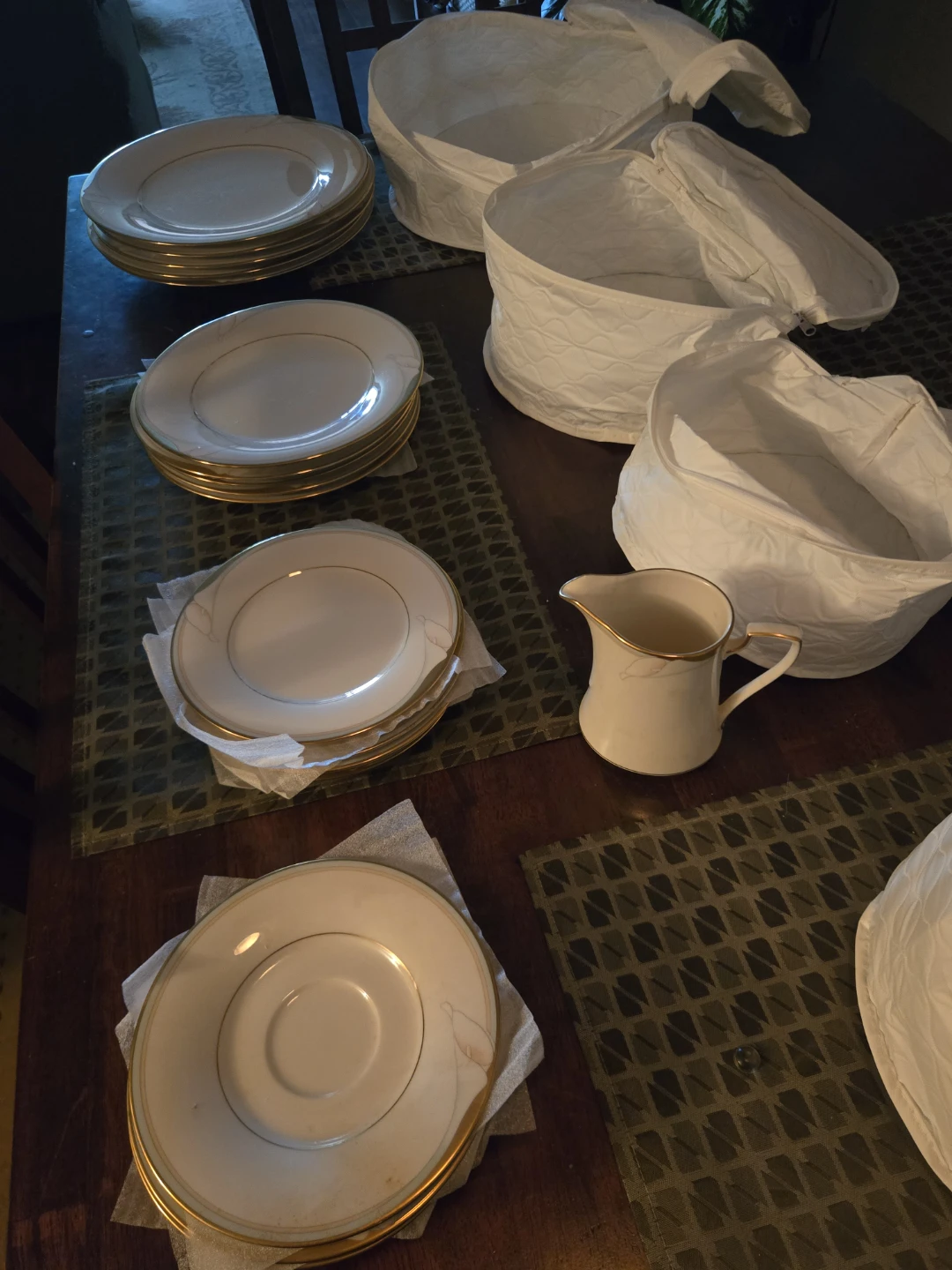 Vintage Noritake Fine China - Golden lily pattern - photo 4