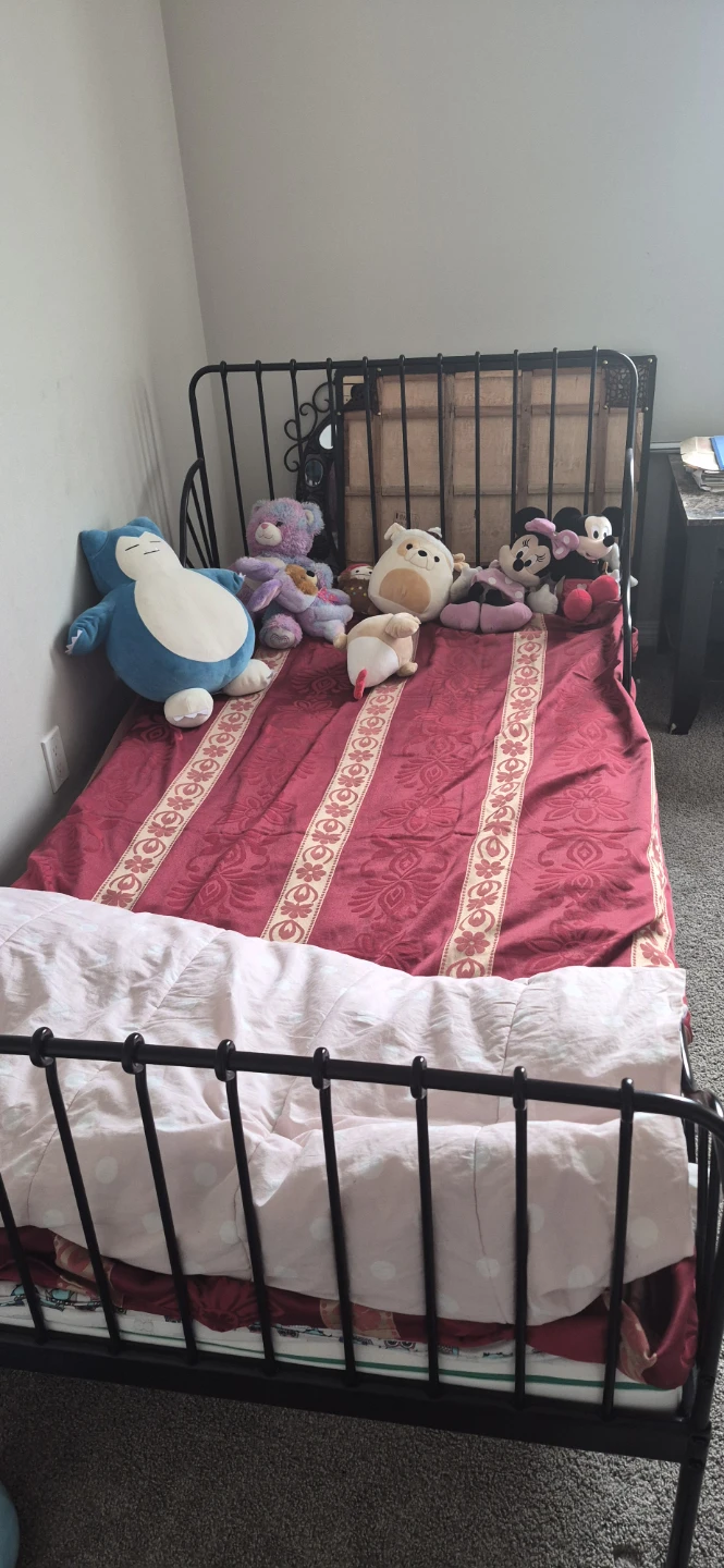 Black Metal Twin Bed Frame - photo 3