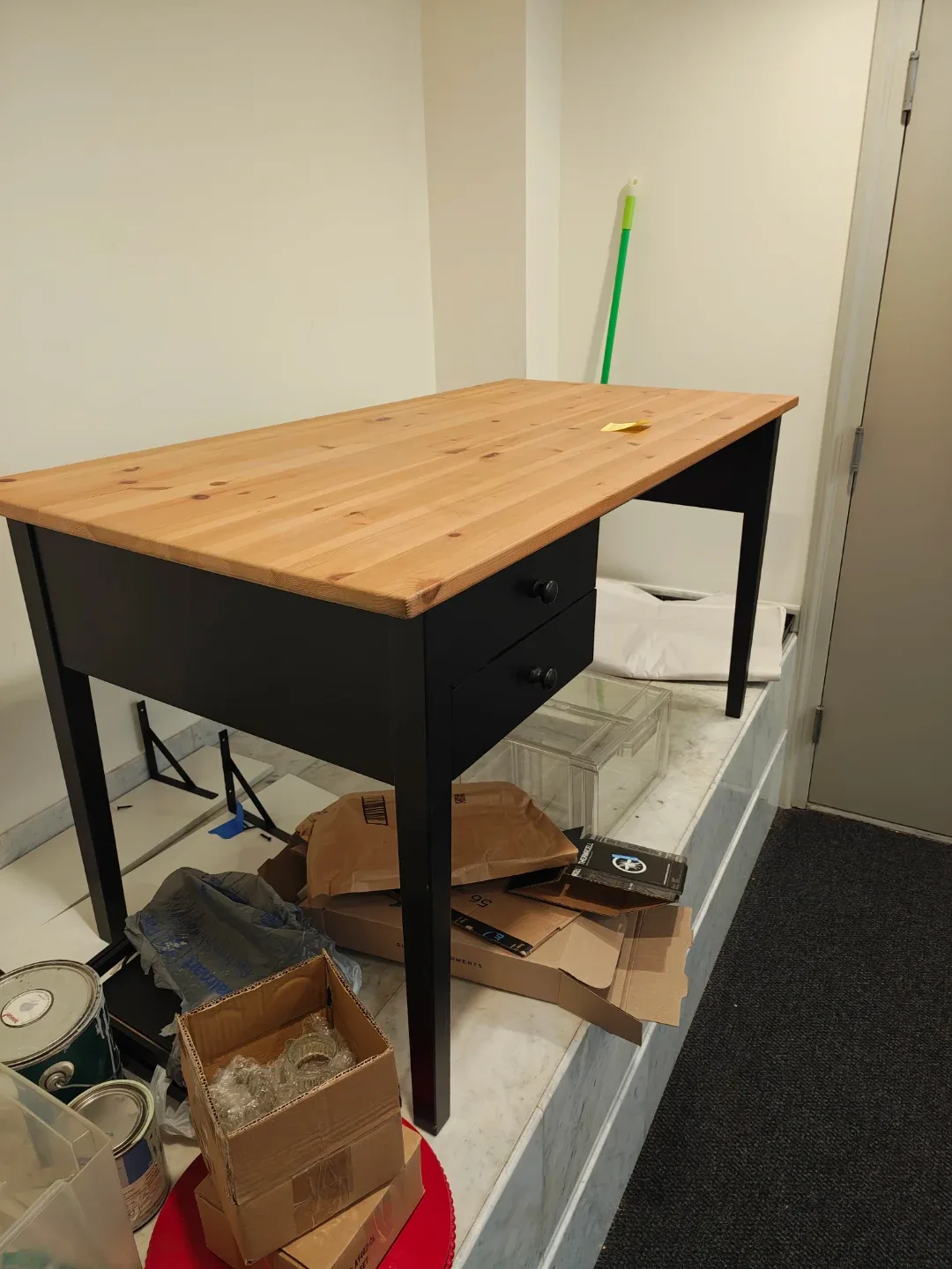 IKEA Desk with Drawers - photo 2