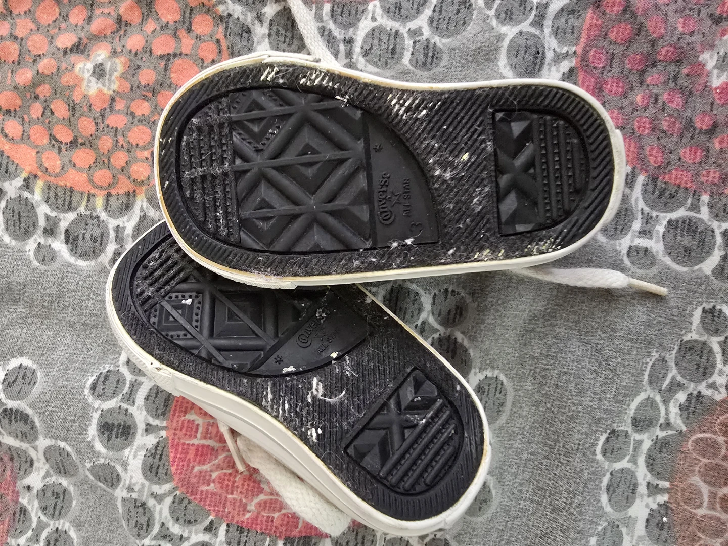 ⚽️ Converse All Star Glitter Low Top Sneakers Toddler Size 3 - photo 5