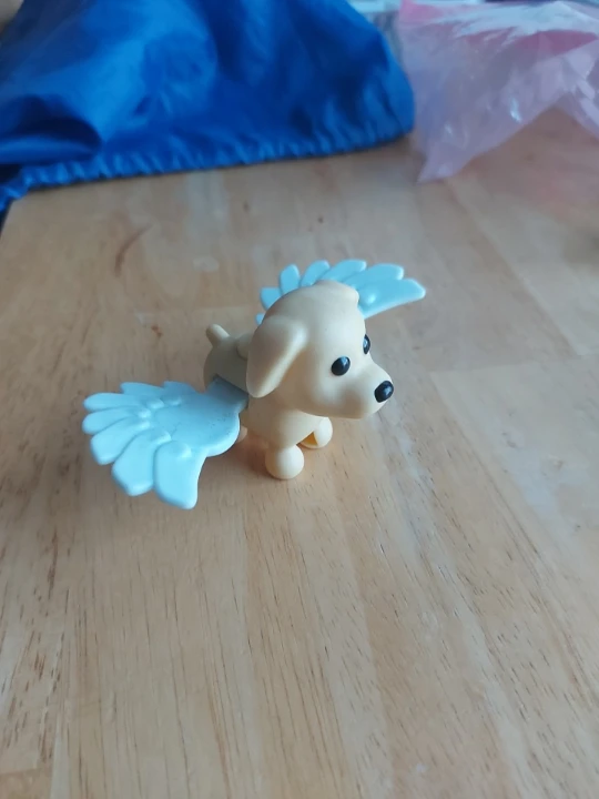 Toy dog with wings