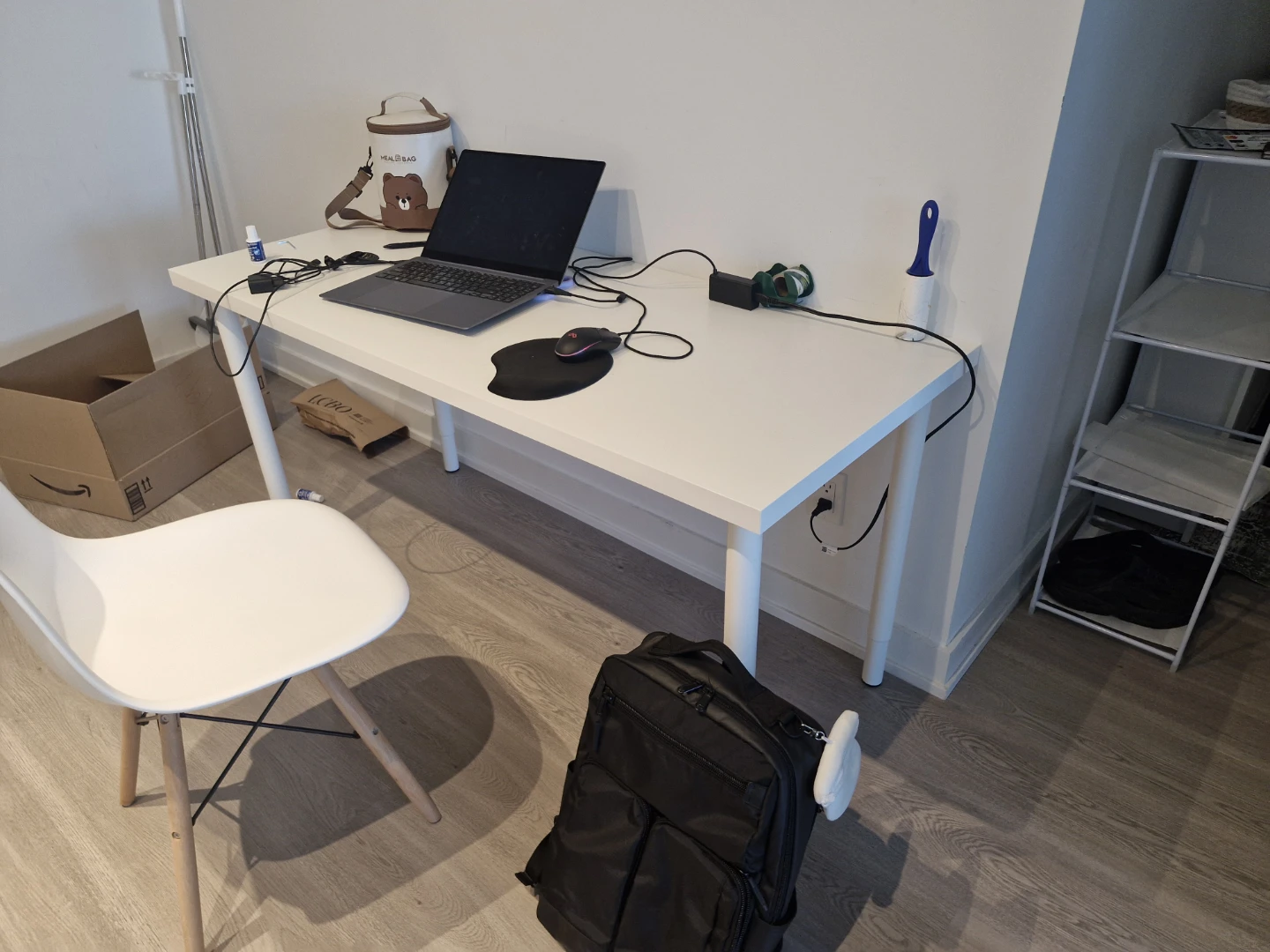 White Dining Table Desk from IKEA - photo 2