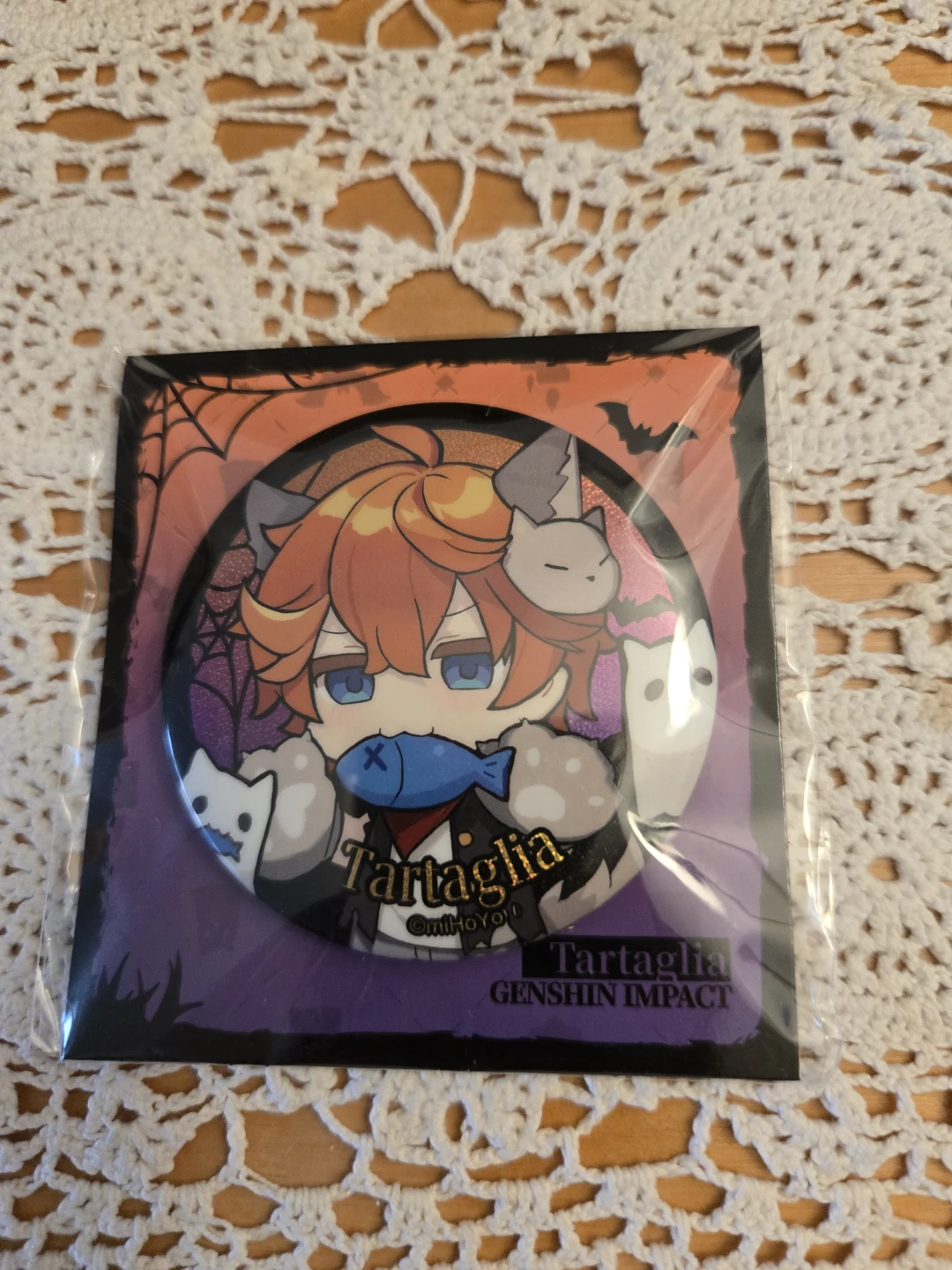 Genshin Impact Tartaglia Halloween Badge