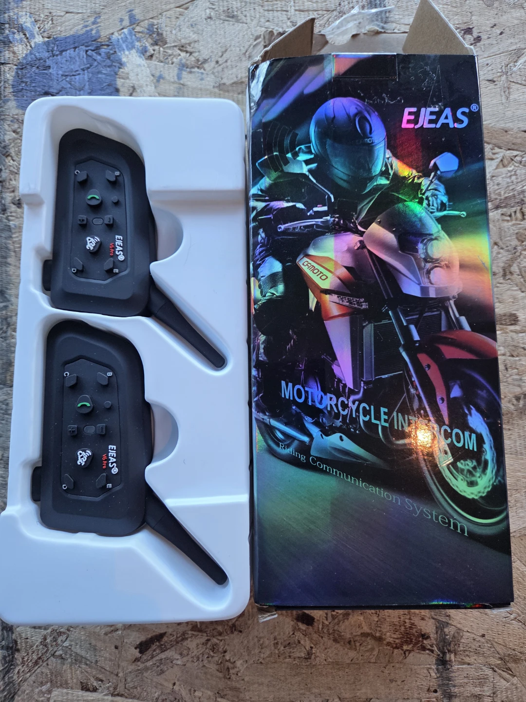 EJEAS Motorcycle Intercom Helmet Communication System - photo 3