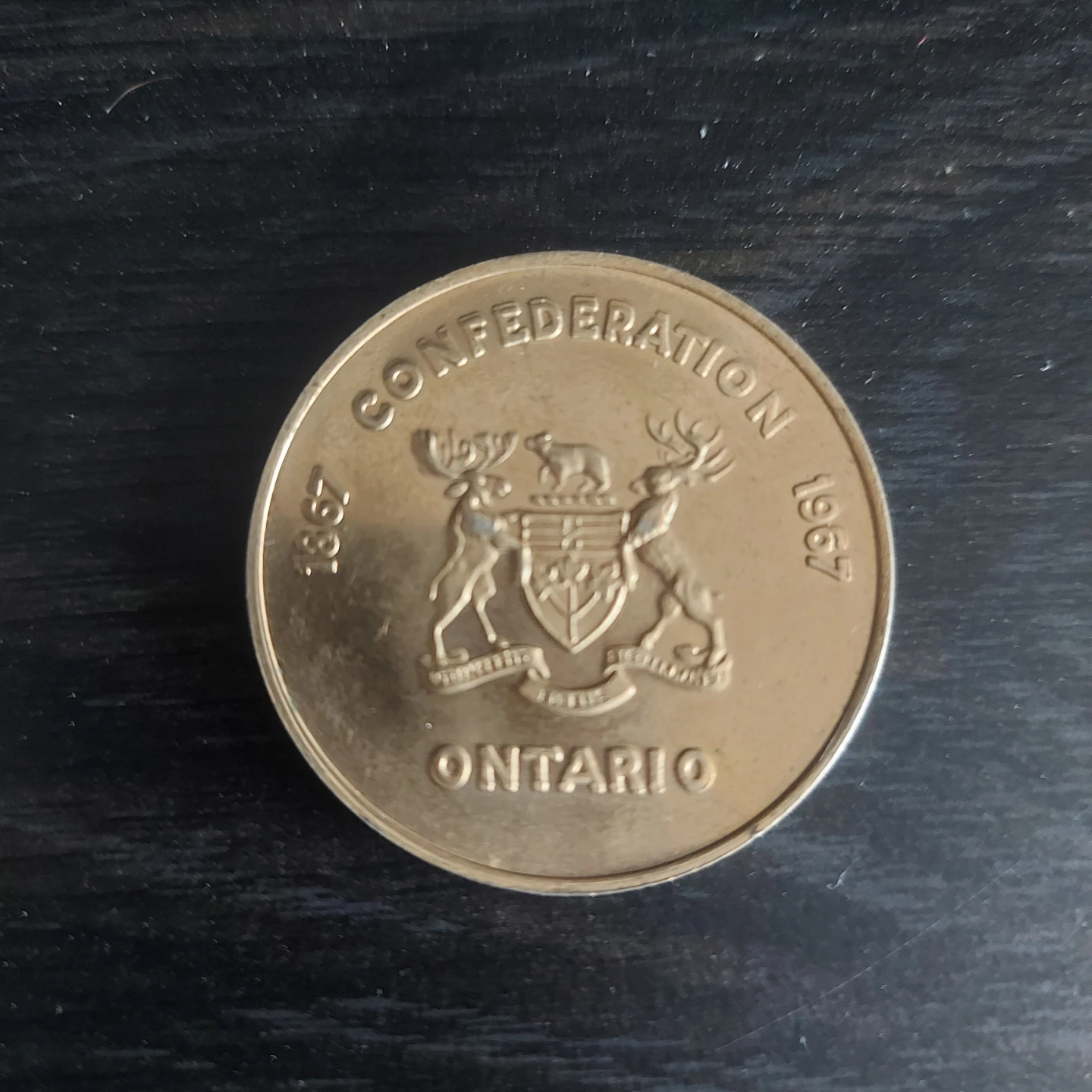 Ontario Confederation 1867-1967 Commemorative Coin - photo 2