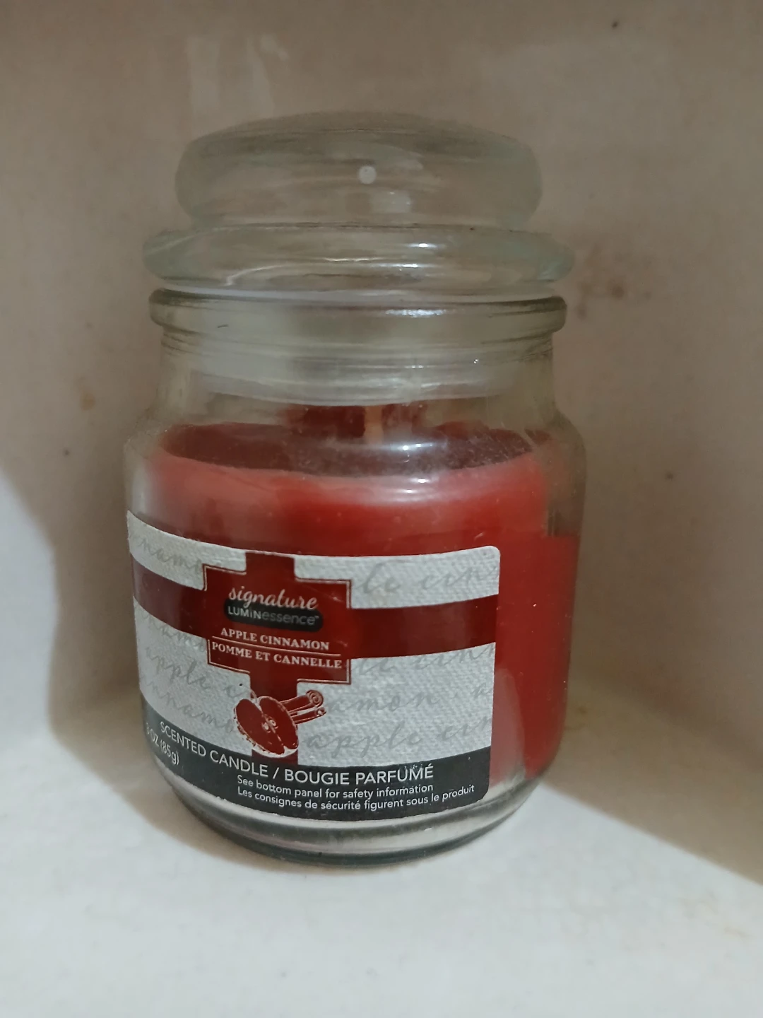 Signature Luminessence Apple Cinnamon Scented Candle⚽