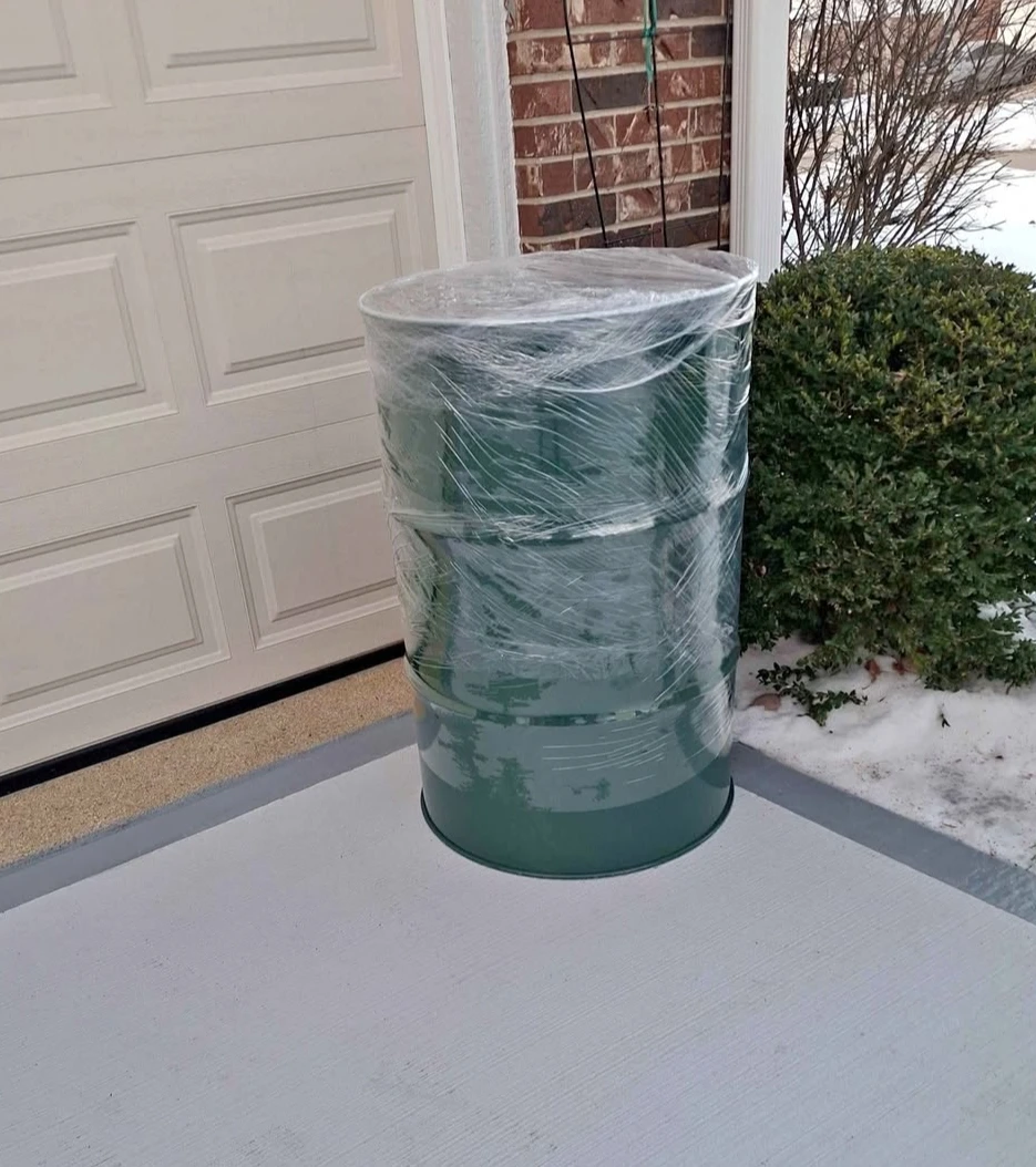 Green Metal Drum