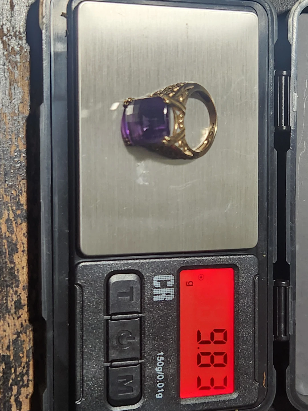 Amethyst Statement Ring 14k - photo 5