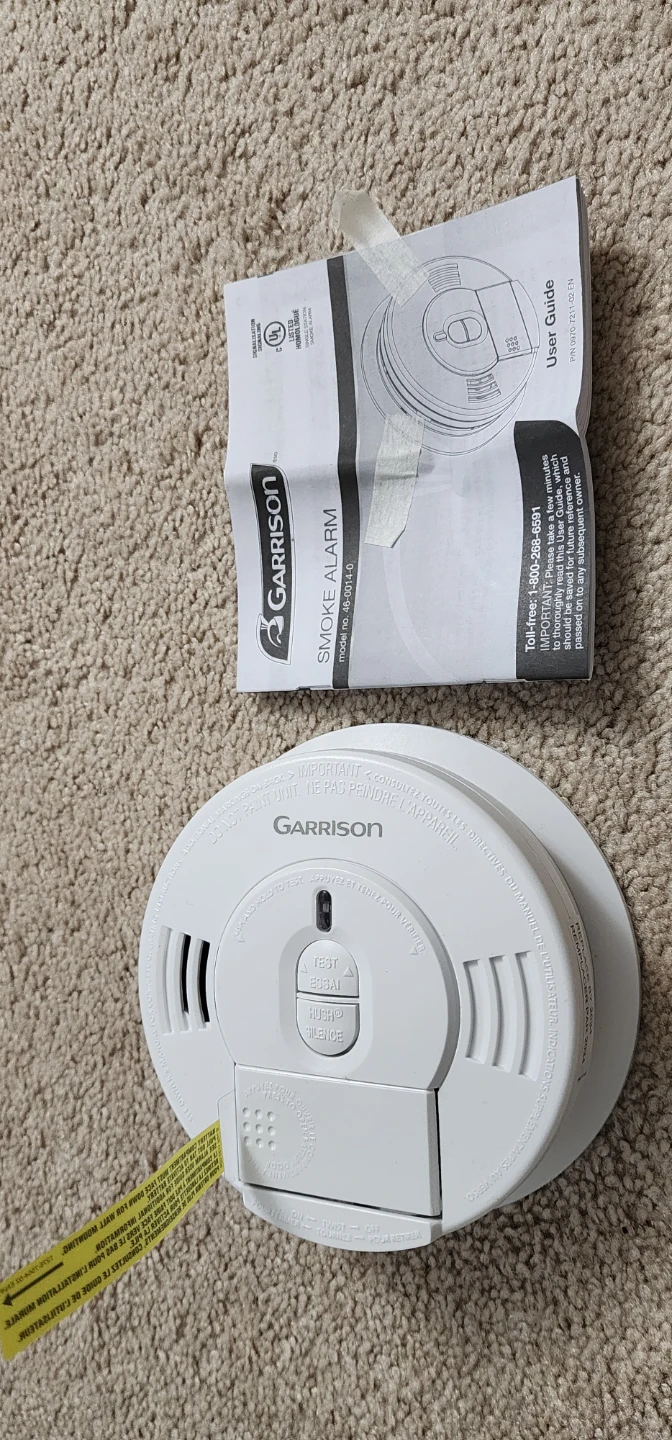 Garrison Smoke Alarm Model 46-0014-0 - photo 2