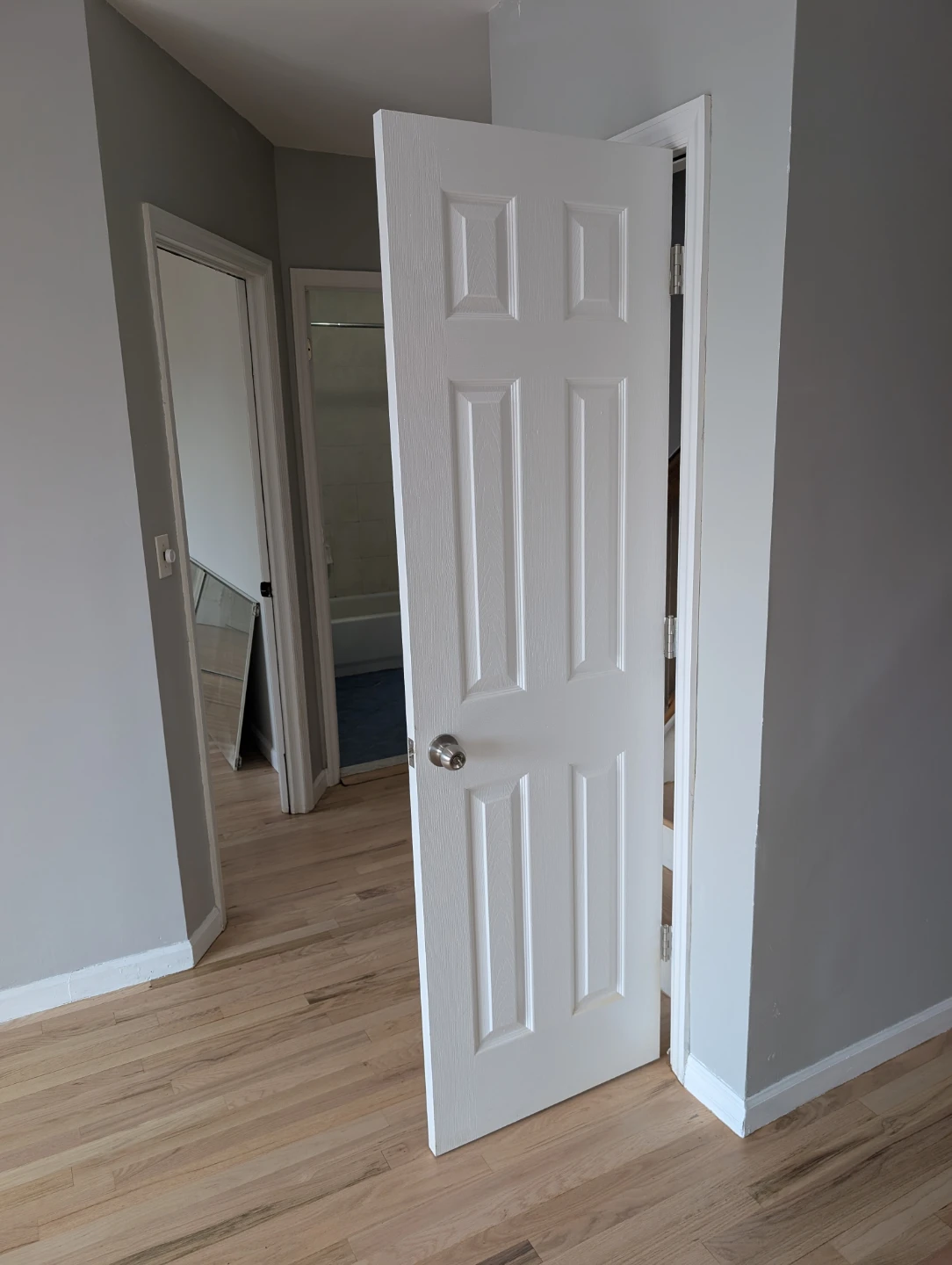 White Six-Panel Interior Door