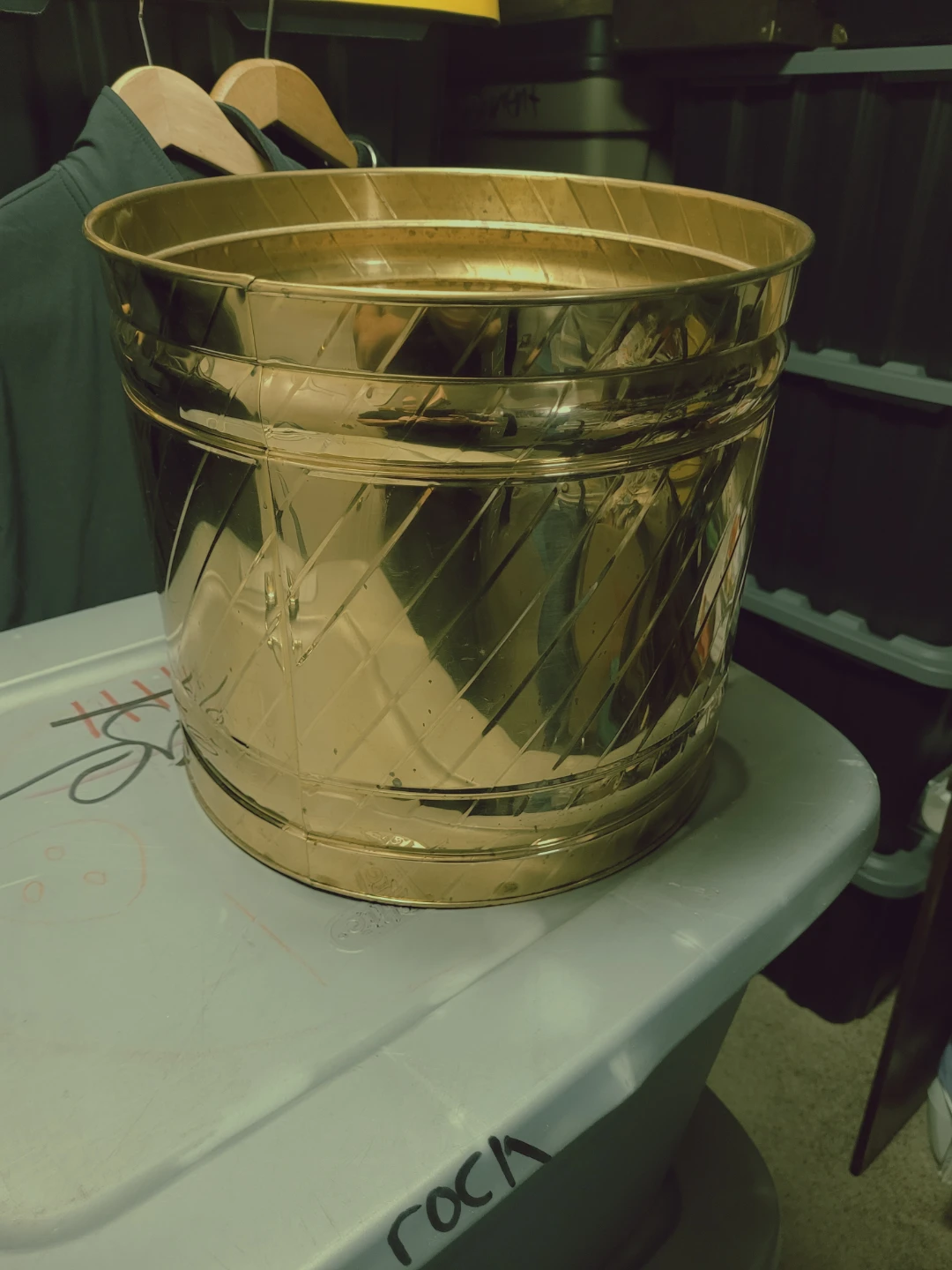 Vintage Brass Planter Pot Holder