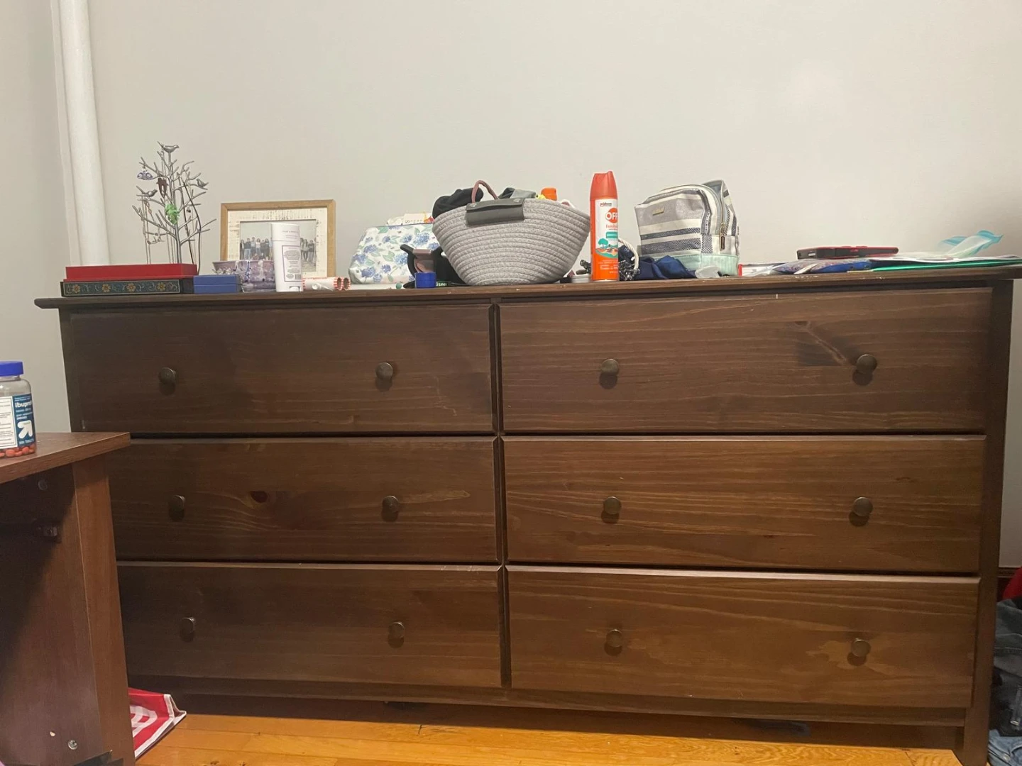 Wooden 6-Drawer Dresser
