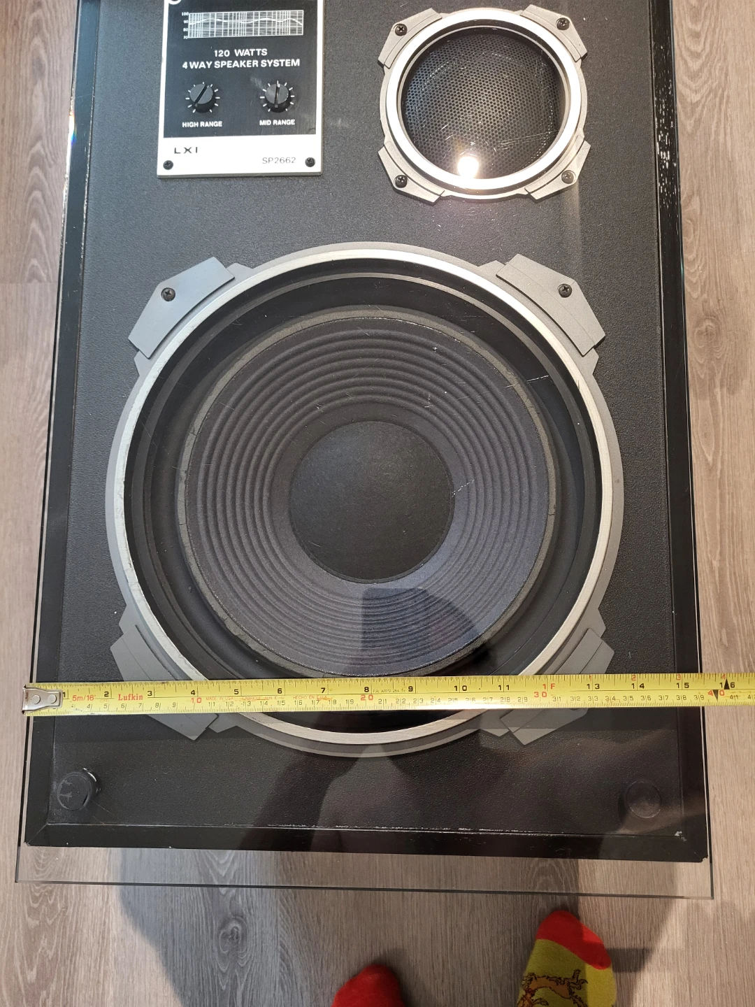 Medium Speaker Coffee Table with Glass Top - photo 3