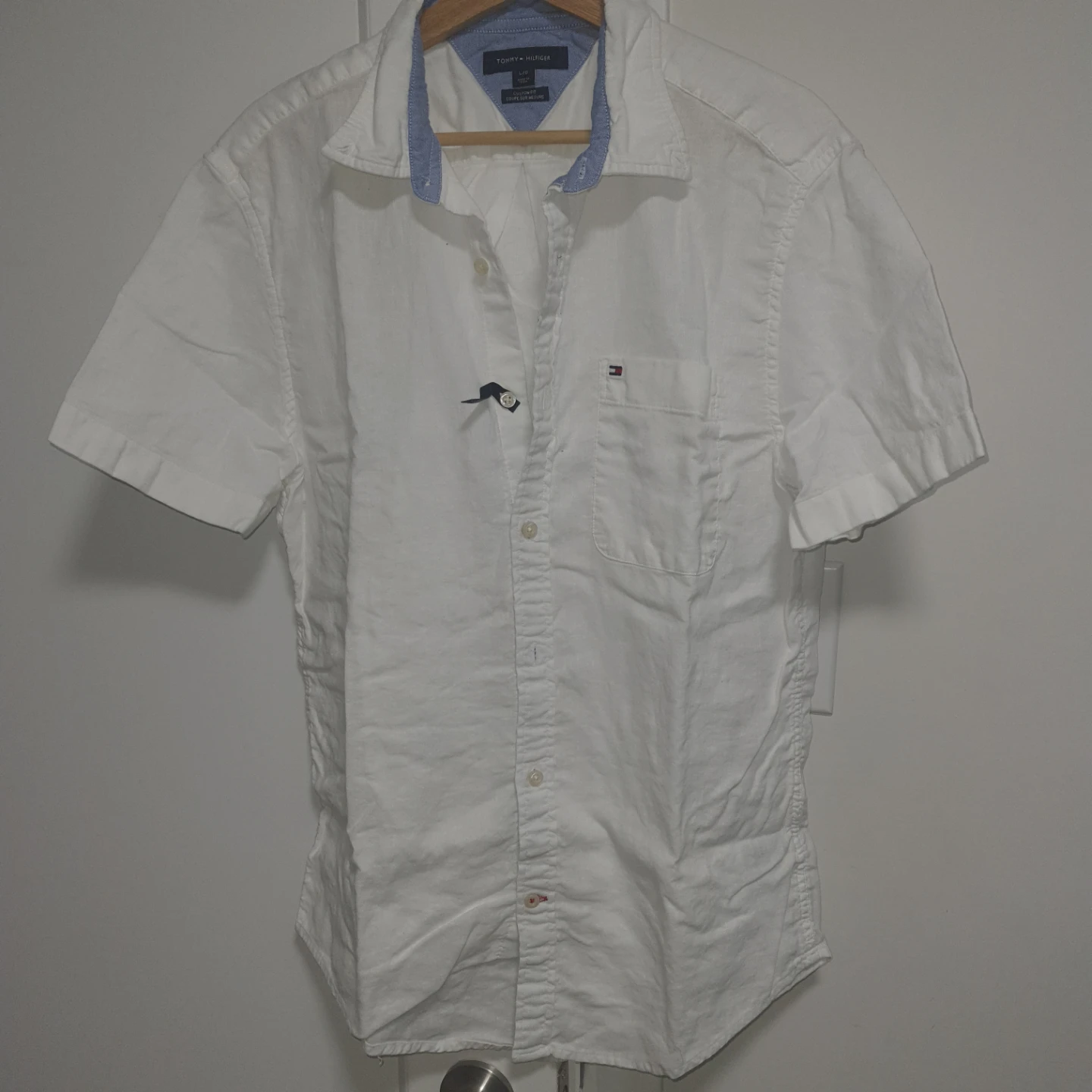 Tommy Hilfiger Short Sleeve Shirt - White