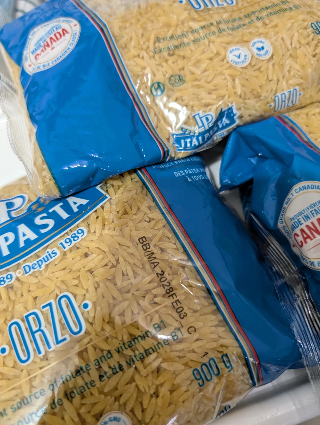 Italpasta Orzo Pasta - 900g Bags (3 Total) ⚽ - photo 2