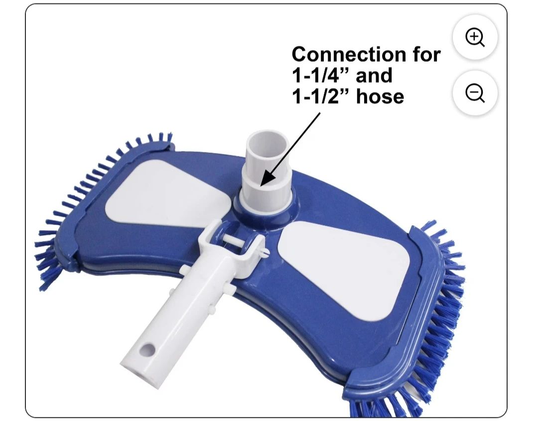 Blue Pool Vacuum Head with Brush Skirt - photo 2