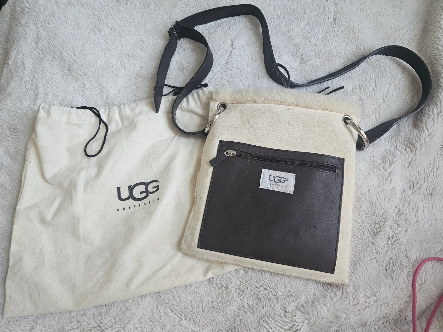 UGG Australia Sheepskin Crossbody Bag