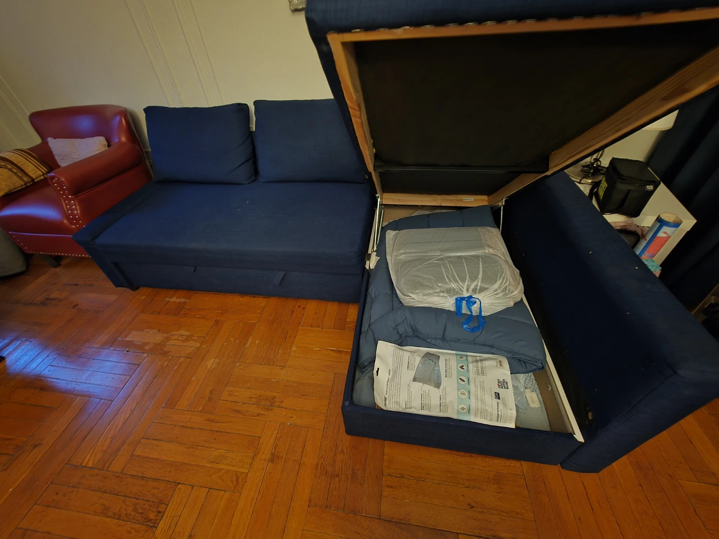 IKEA FRIHETEN Sleeper Sectional - Dark Gray - photo 2