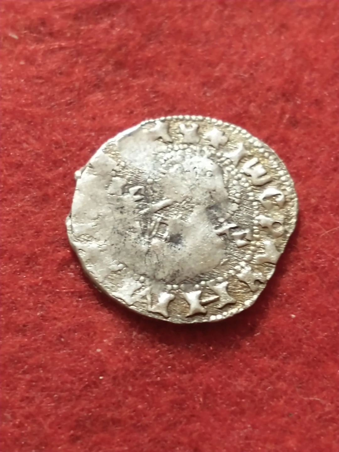 Beautiful unattributed medieval European silver coin - photo 2