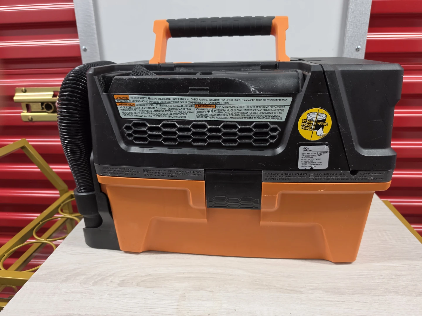 Ridgid NXT VF3700 Wet/Dry Vac - photo 4