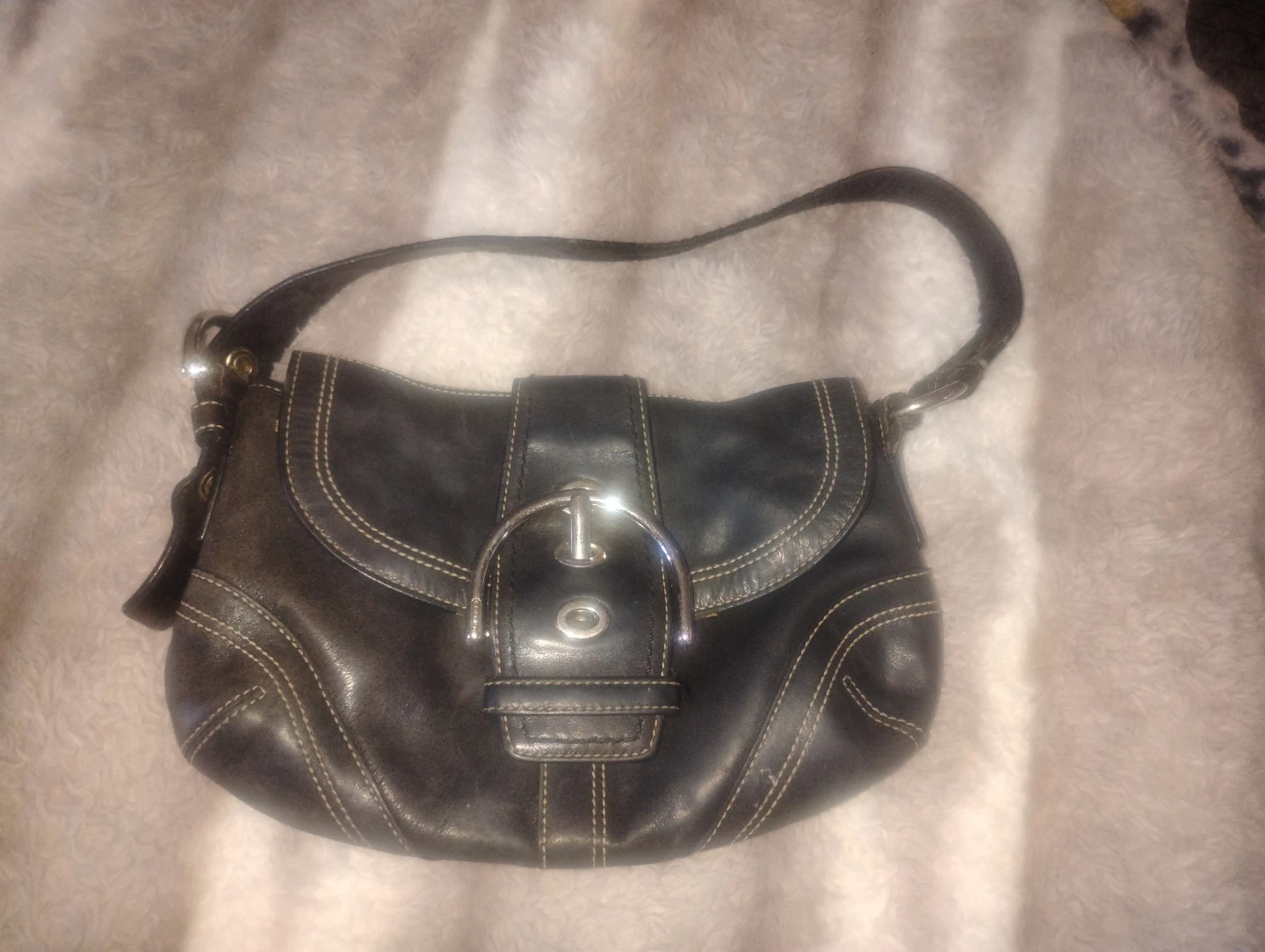 Coach Leather Shoulder Bag