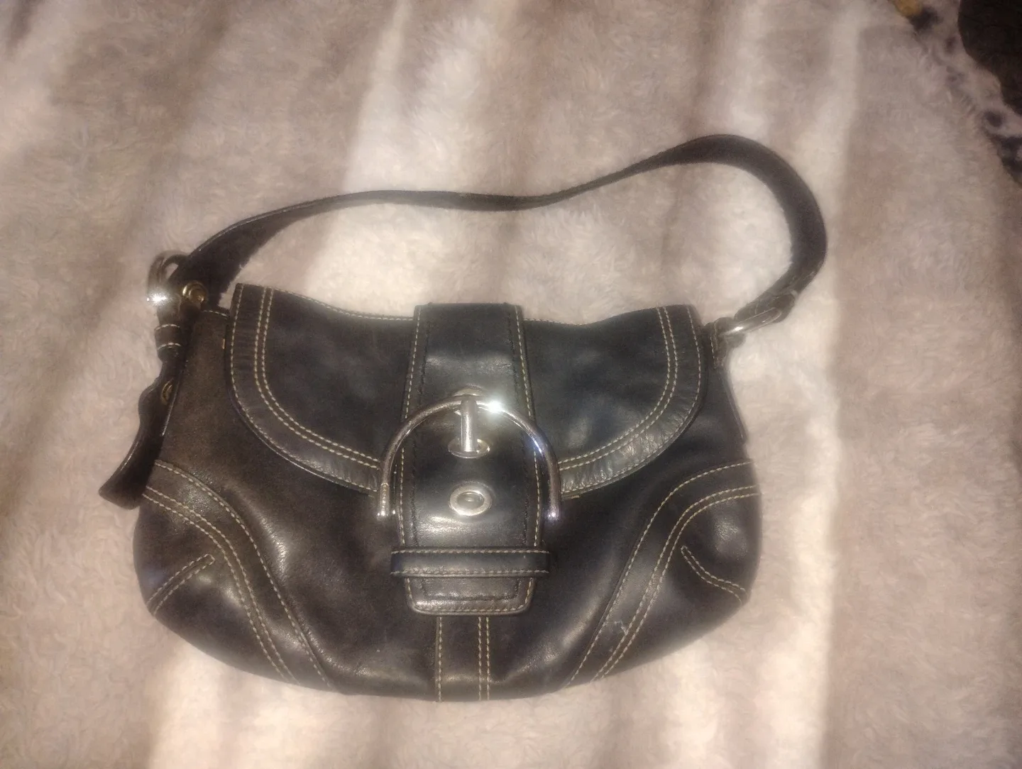 Coach Leather Shoulder Bag