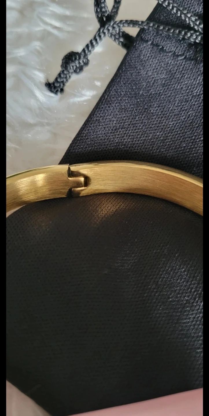 Gold Stainless Steel Bangle Bracelet ⚽ - photo 4