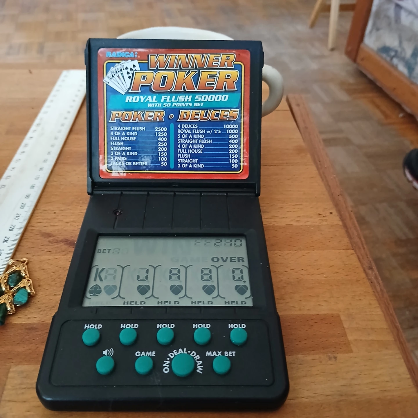 Radica Winner Poker Handheld Electronic Game