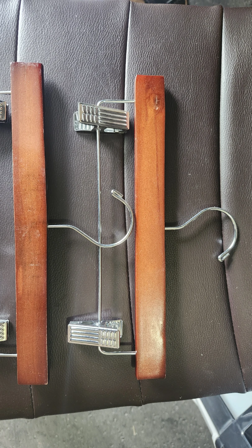 Wooden Suit Hangers with Clips
