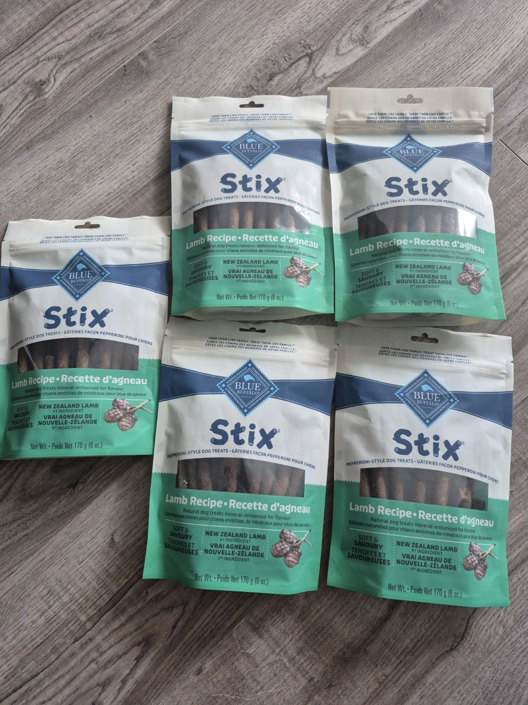 ⚽️Blue Buffalo Stix Lamb Recipe Dog Treats - 5 Packs - photo 2