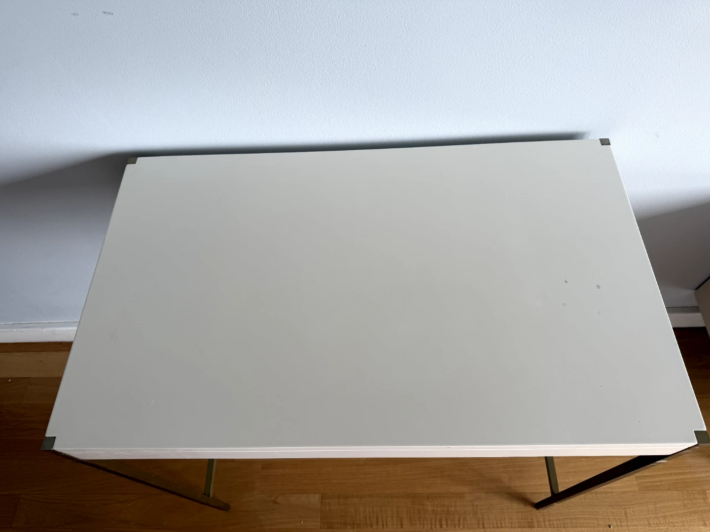 West elm white modern compact mini desk - photo 3