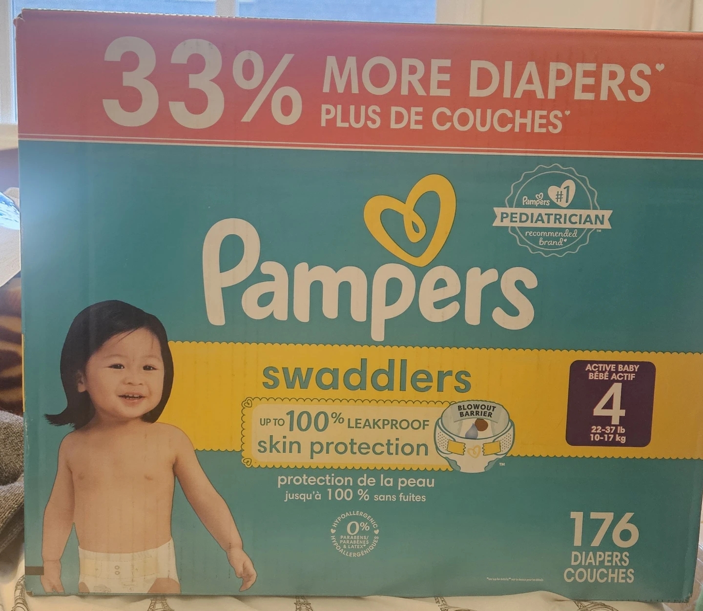 Pampers Swaddlers Size 4 Diapers
