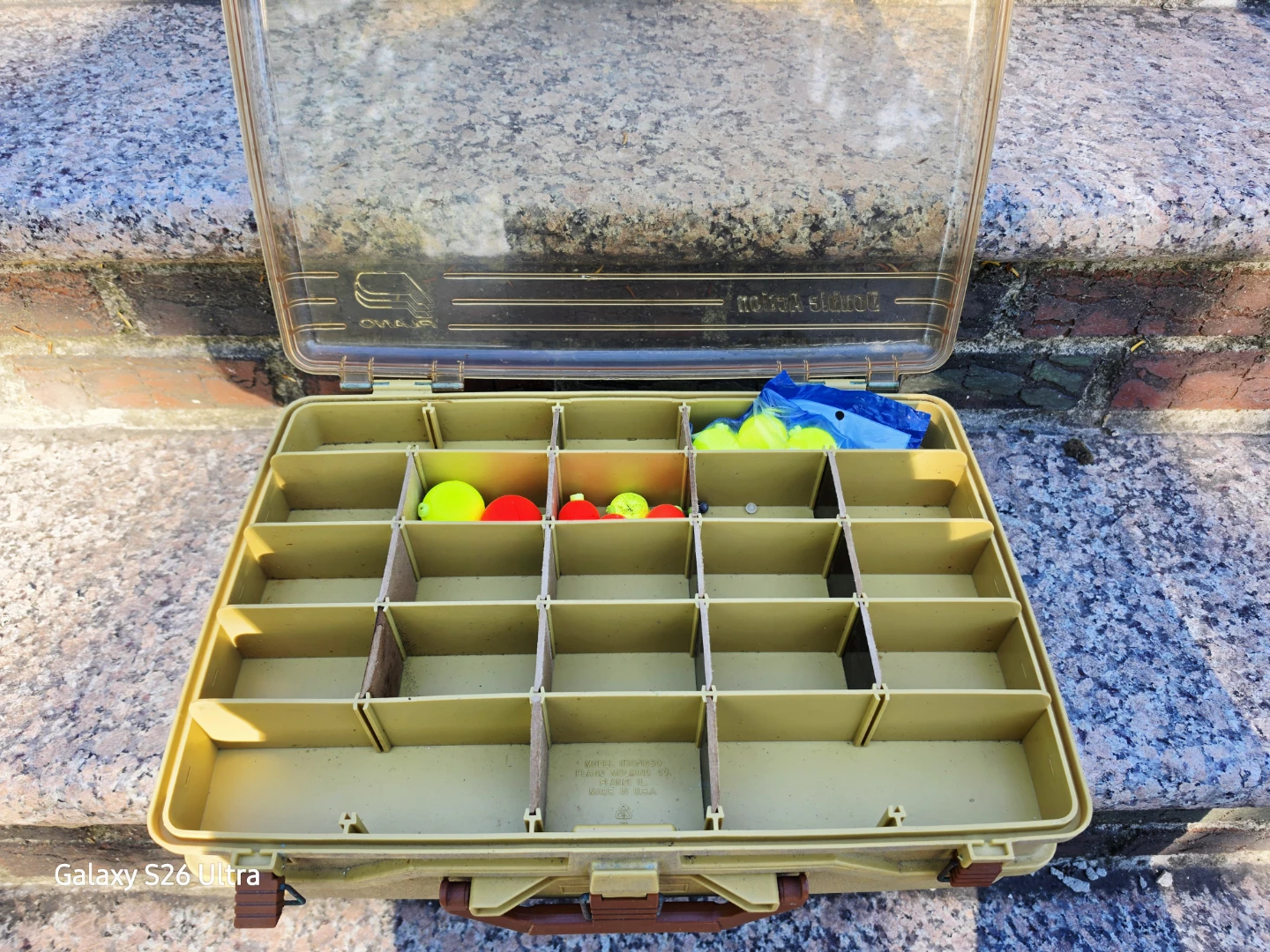 Vintage Plano "Double Action" Fishing Tackle Box - photo 3