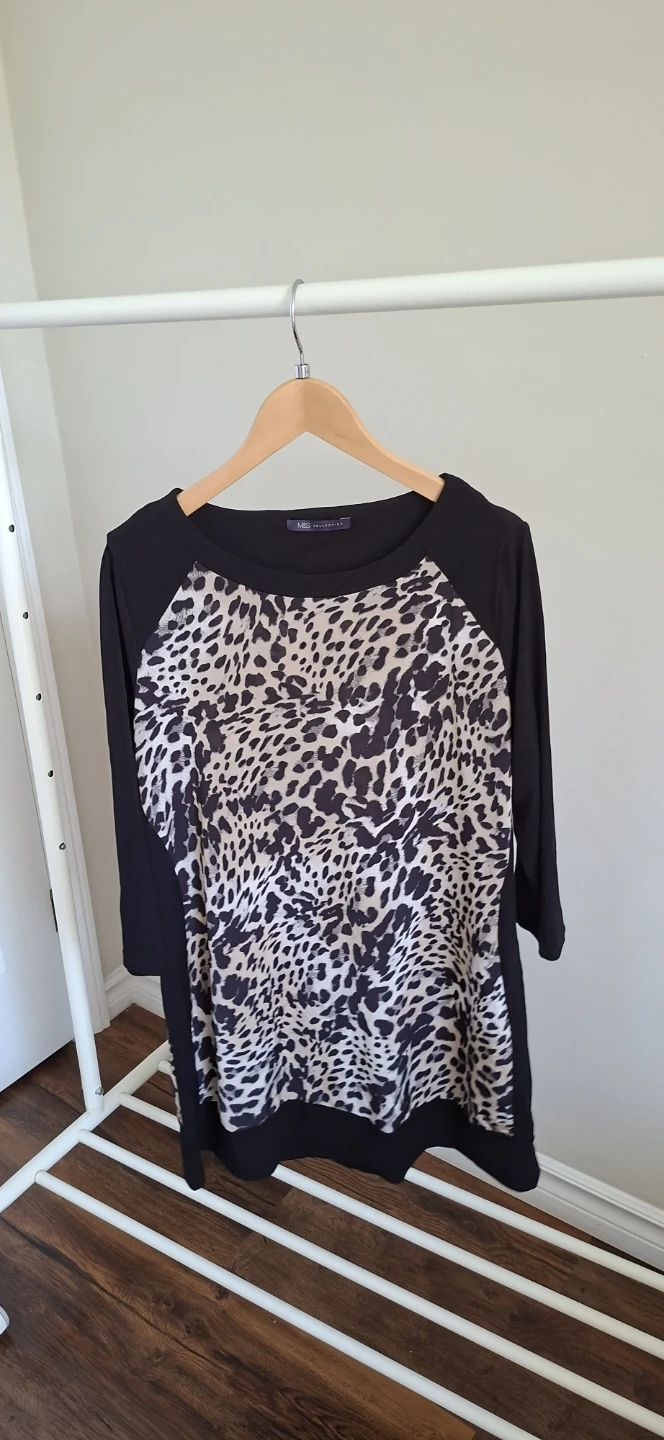 M&S Collection Leopard Print Top