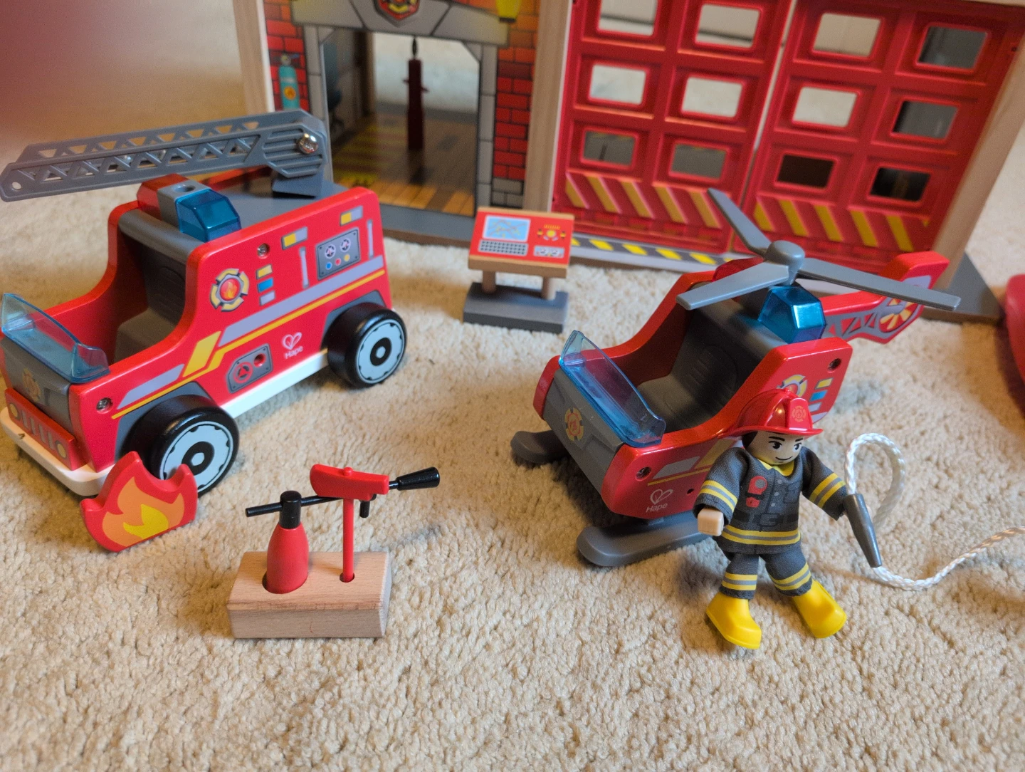 Hape Wooden Fire Station Playset - photo 3