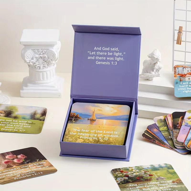 Inspirational Bible Coaster Cards - 50 Pcs - photo 2