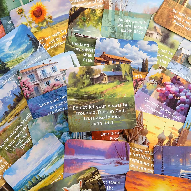 Inspirational Bible Coaster Cards - 50 Pcs - photo 5