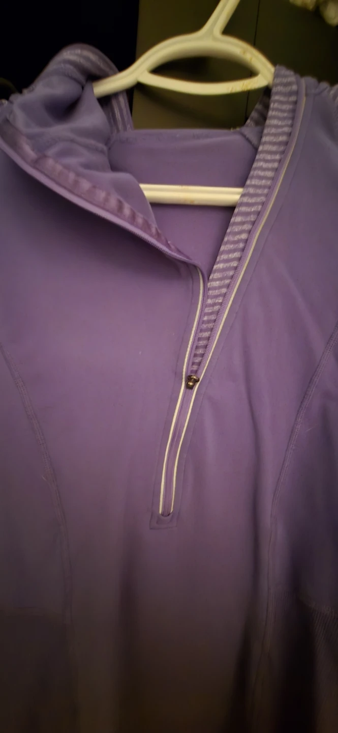 Lululemon Purple Hooded Zip-Up Jacket