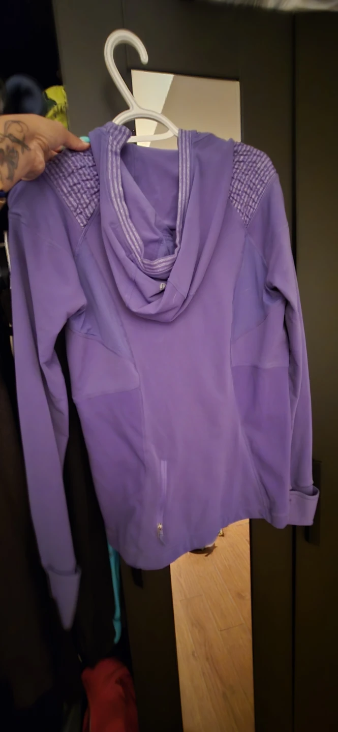 Lululemon Purple Hooded Zip-Up Jacket - photo 2