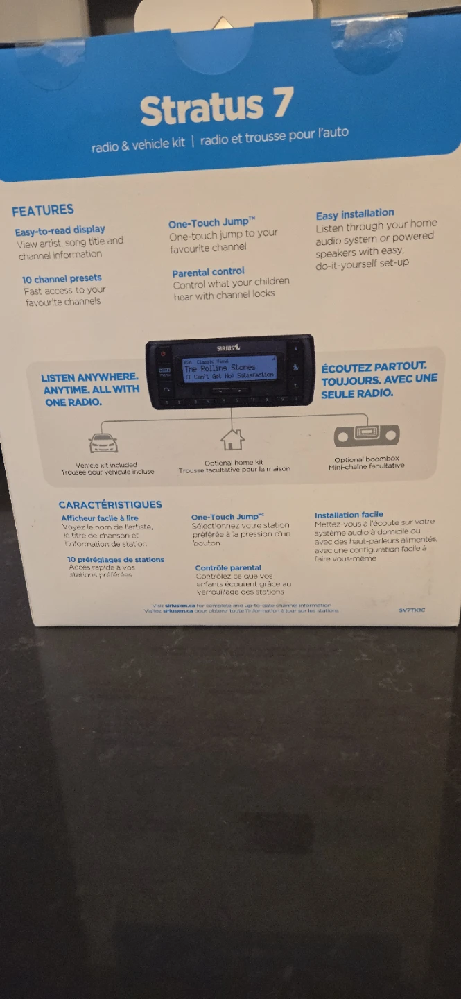 SiriusXM Stratus 7 Radio & Vehicle Kit - photo 2