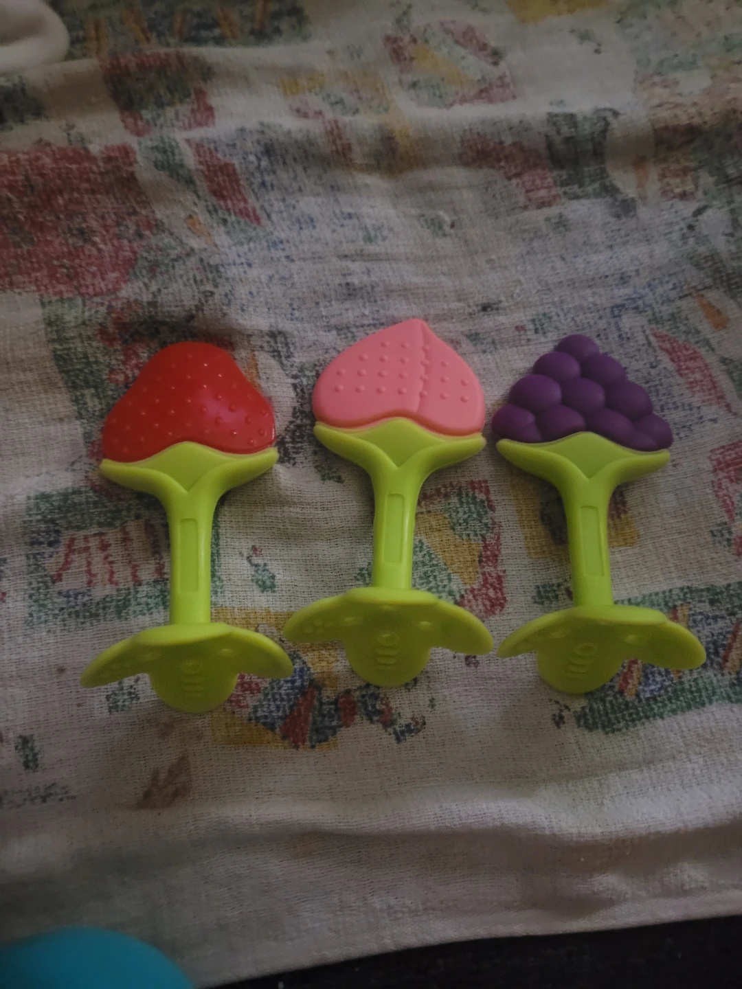 Fruit silicone teething toy