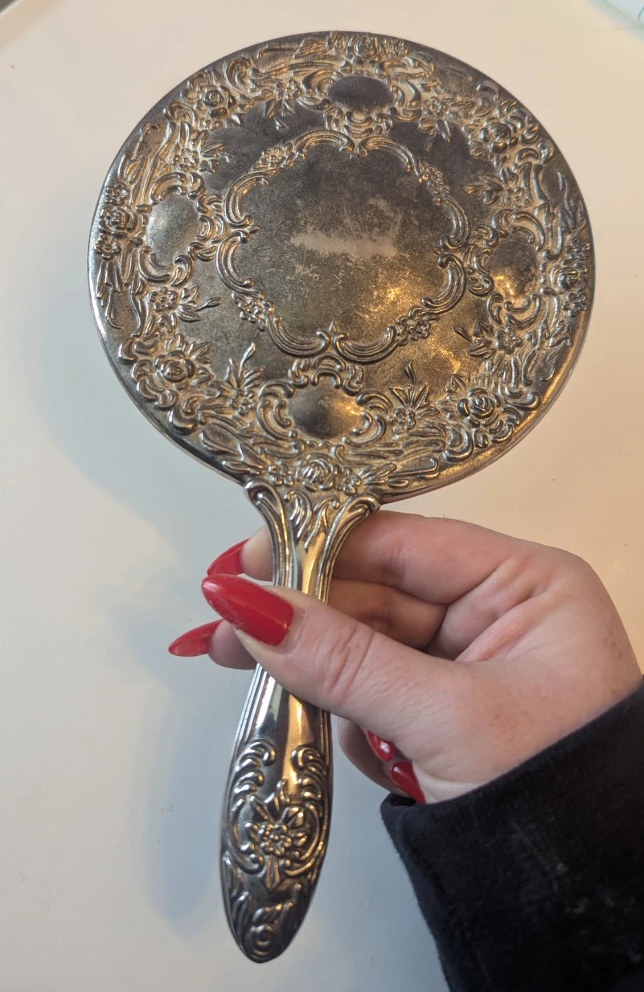 Rose's old hand mirror - photo 2