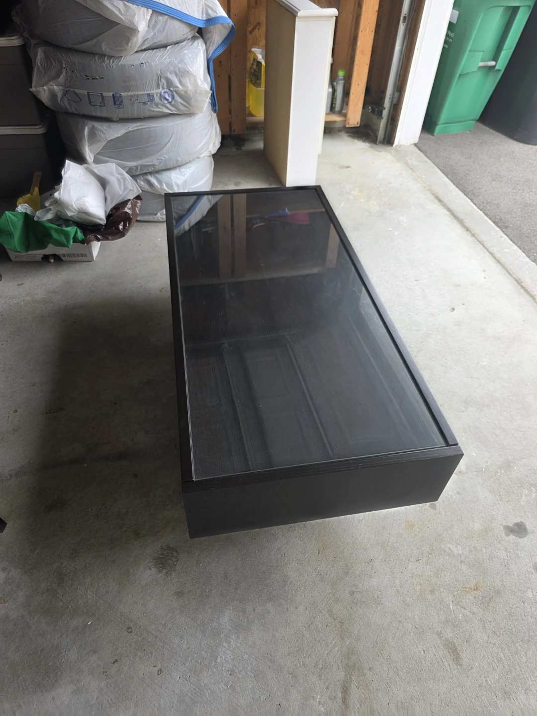 IKEA MALM Glass Top Coffee Table - photo 5